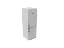 Home appliance refrigerator 3d model preview
