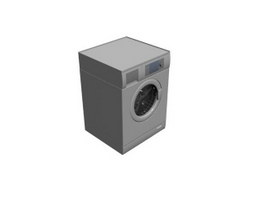 Machine washer and dryer 3d model preview