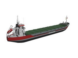 Bulk Carrier Cargo Vessel 3d preview