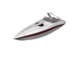 Marine Fast Rescue Boat 3d model preview