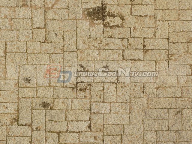 Clay brick block floor texture