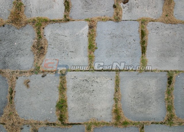 Antique brick pavement texture