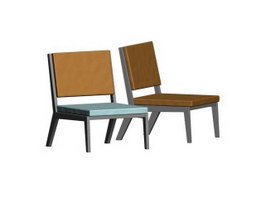 Outdoor Leisure Chair 3d model preview