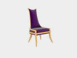 Elegant wedding chair 3d preview