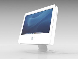 Apple iMac 3d model preview