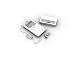 Apple iPod classic 3d model preview