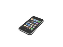Apple Iphone 3d model preview