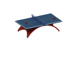 Indoor Ping Pong Table 3d preview