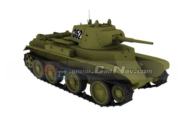 MBT main battle tank 3d rendering