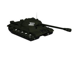 Light tank 3d model preview