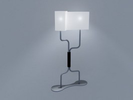 Office Metal Floor Lamp 3d model preview