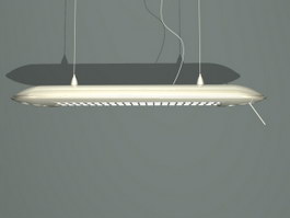 Daylight fluorescent lamp 3d model preview
