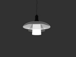 Ceiling hanging lighting 3d model preview