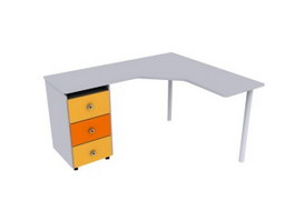 Study table furniture 3d preview