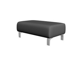 Ottoman stool home chair 3d model preview