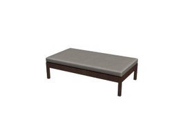 Living Room Ottoman Stool Footstool 3d model preview