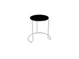 Stainless Steel Bar Stool 3d model preview