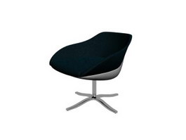 Swivel bar chair 3d model preview