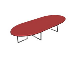 Eames conference table 3d model preview