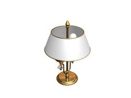 Decorative brass lamp 3d preview