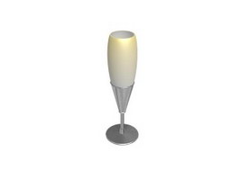Table Wineglass Lamp 3d model preview