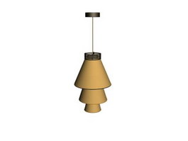 Modern hanging lamp 3d model preview