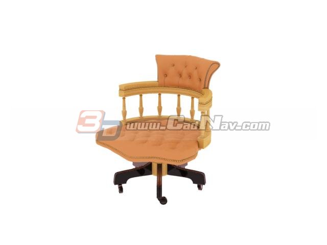 Executive mesh office chair 3d rendering