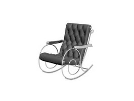 Metal Rocking Chair 3d preview