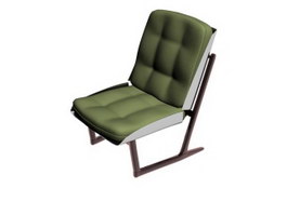 Metal Upholstered Chair 3d preview