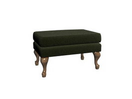 Ottoman Bench Stool 3d model preview