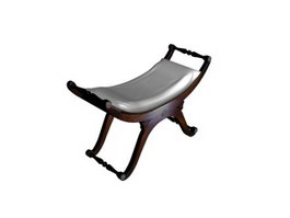 Saddle chair for living room 3d preview