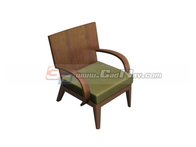 Garden leisure chair 3d rendering