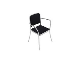 Stackable Metal Dining Chair 3d model preview