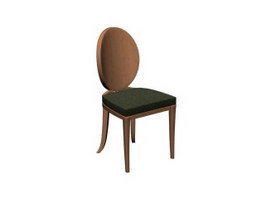 Restaurant dining room chair 3d model preview