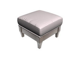 Ottoman stool for living room 3d preview