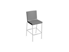 Home bar chair 3d model preview