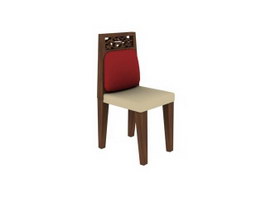 Classic dining room chair 3d model preview