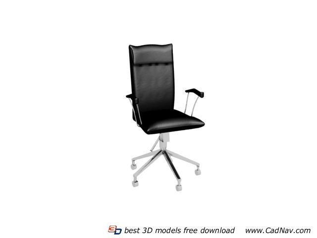 High Back Office Executive Chair 3d rendering