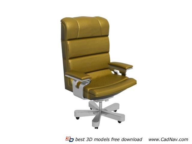 Boss massage chair 3d rendering