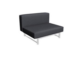 Floor seating sofa 3d model preview