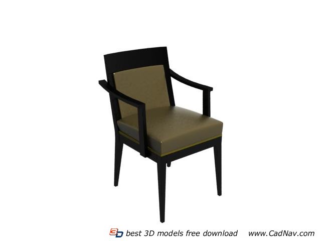 Chinese dining chair 3d rendering