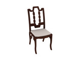 Antique Wing Chair 3d preview