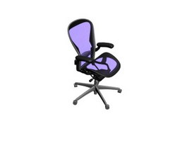 Office mesh chair 3d preview