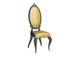 Antique dressing chair 3d preview