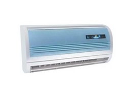 Indoor unit split air conditioner 3d model preview