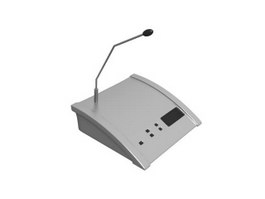 Meeting Microphone 3d model preview