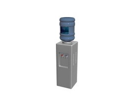 Floor Standing Water Dispenser 3d model preview