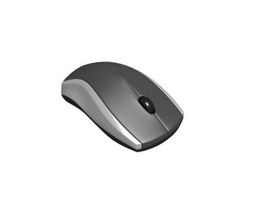 Usb mini optical mouse 3d model preview