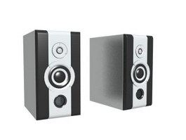 Sound speaker box 3d model preview