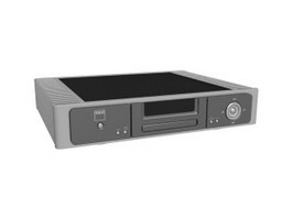 Multiple Funtional DVD Player 3d model preview